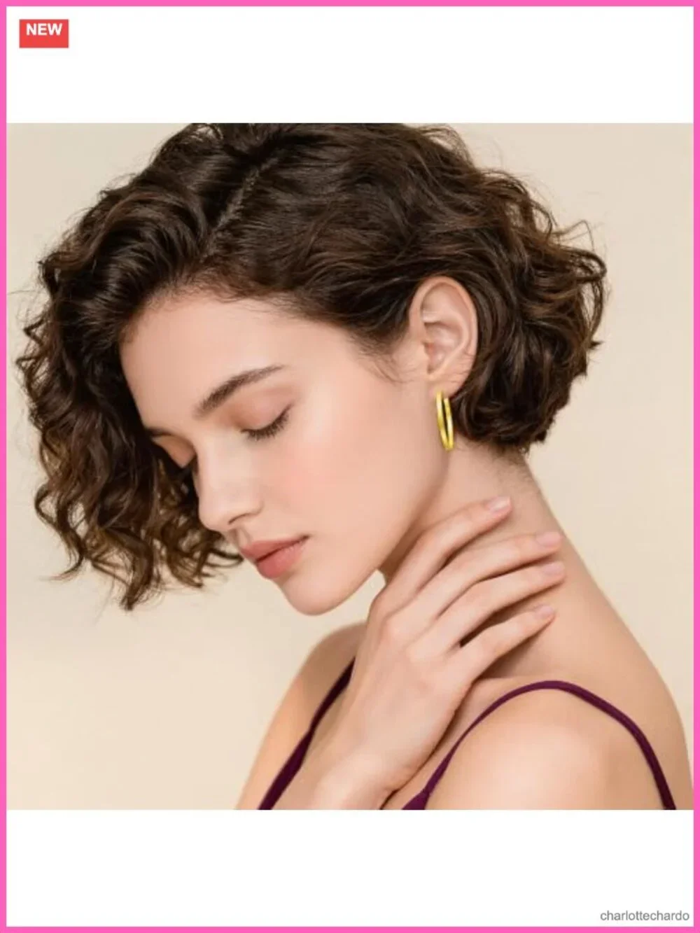 14k Gold Silver Plated Chunky Hoop Earrings for Women